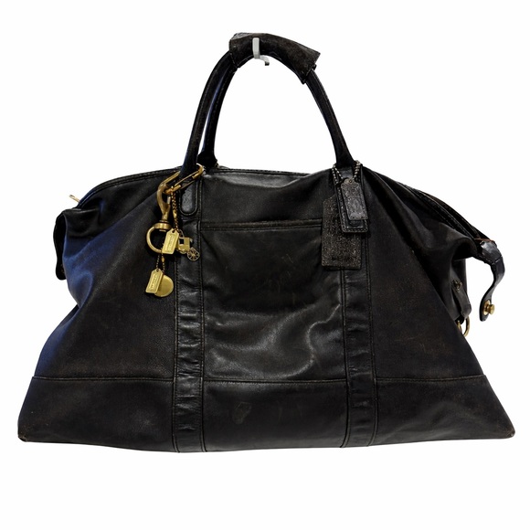 Vintage distressed Coach Duffle - Picture 2 of 8